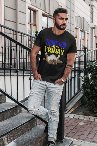 Image of Thank God It's Friday - Cotton T-Shirt