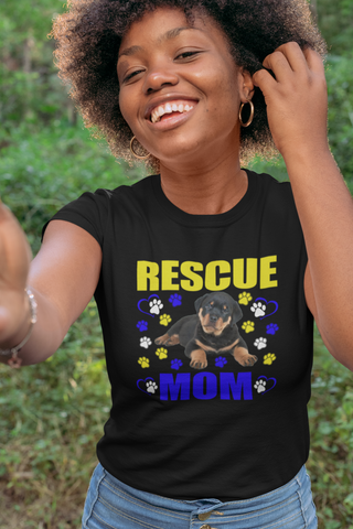 Image of Rescue Mom - Women's Cotton T-Shirt