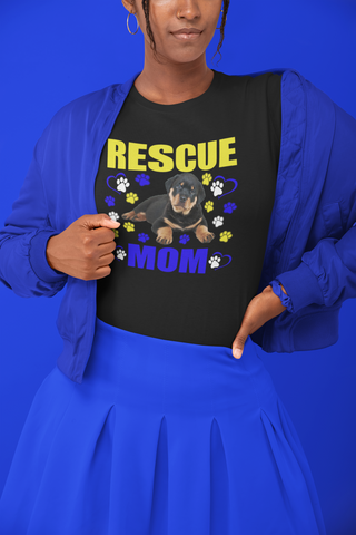 Image of Rescue Mom - Women's Cotton T-Shirt