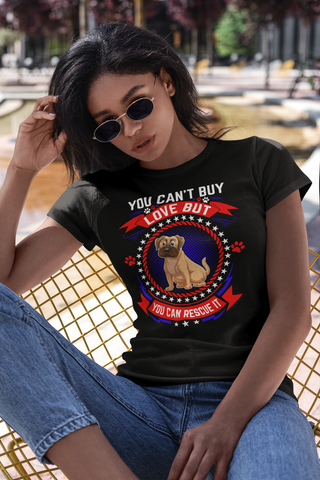 Image of You Can't Buy Love but You Can Rescue It - Women's Cotton T-Shirt