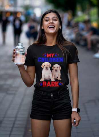 Image of My Children Bark - Cotton T-Shirt