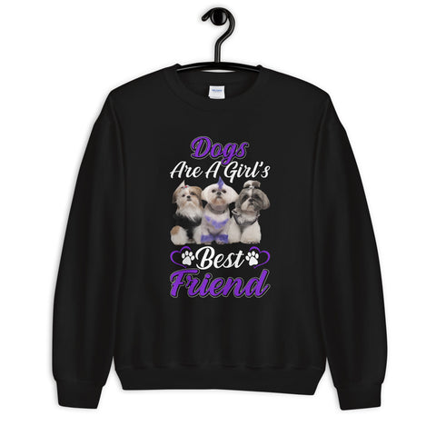 Image of Dogs Are a Girl's Best Friend - Sweatshirt