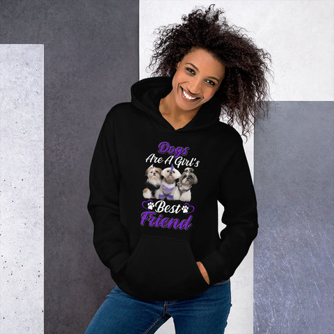 Image of Dogs Are a Girl's Best Friend - Hoodie