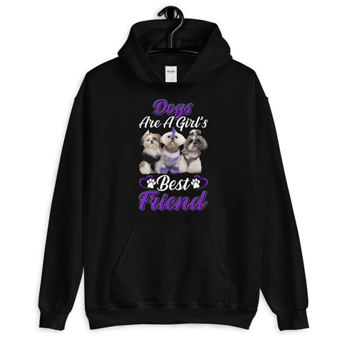 Image of Dogs Are a Girl's Best Friend - Hoodie