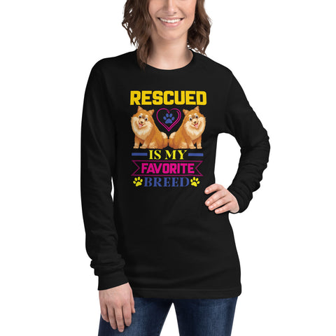Image of Rescued Is My Favorite Breed - Long Sleeve Shirt