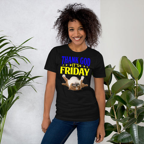 Image of Thank God It's Friday - Cotton T-Shirt