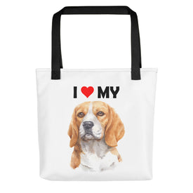 I Love My Beagle - Tote Bag