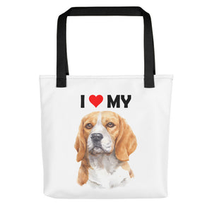 I Love My Beagle - Tote Bag