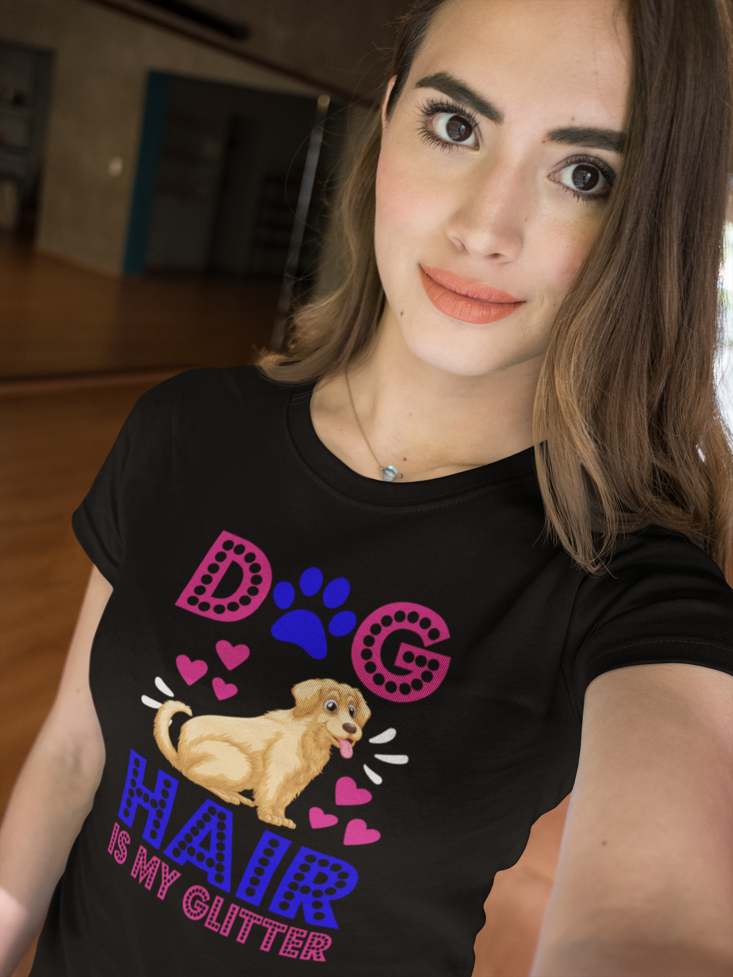 Dog Hair Is My Glitter - Cotton T-Shirt