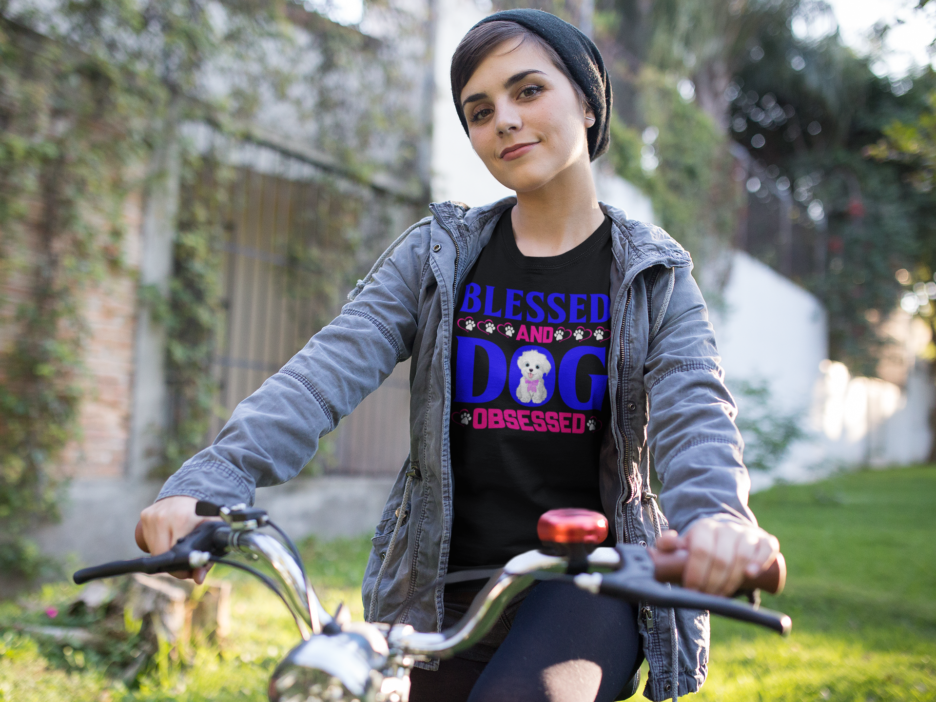 Blessed and Dog Obsessed - Cotton T-Shirt