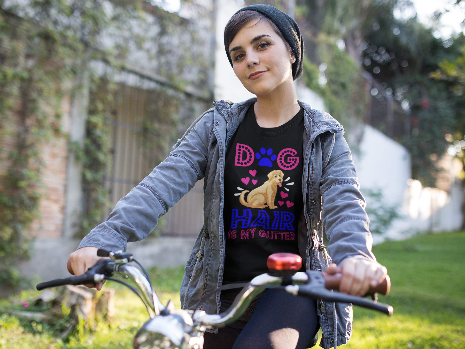 Dog Hair Is My Glitter - Cotton T-Shirt