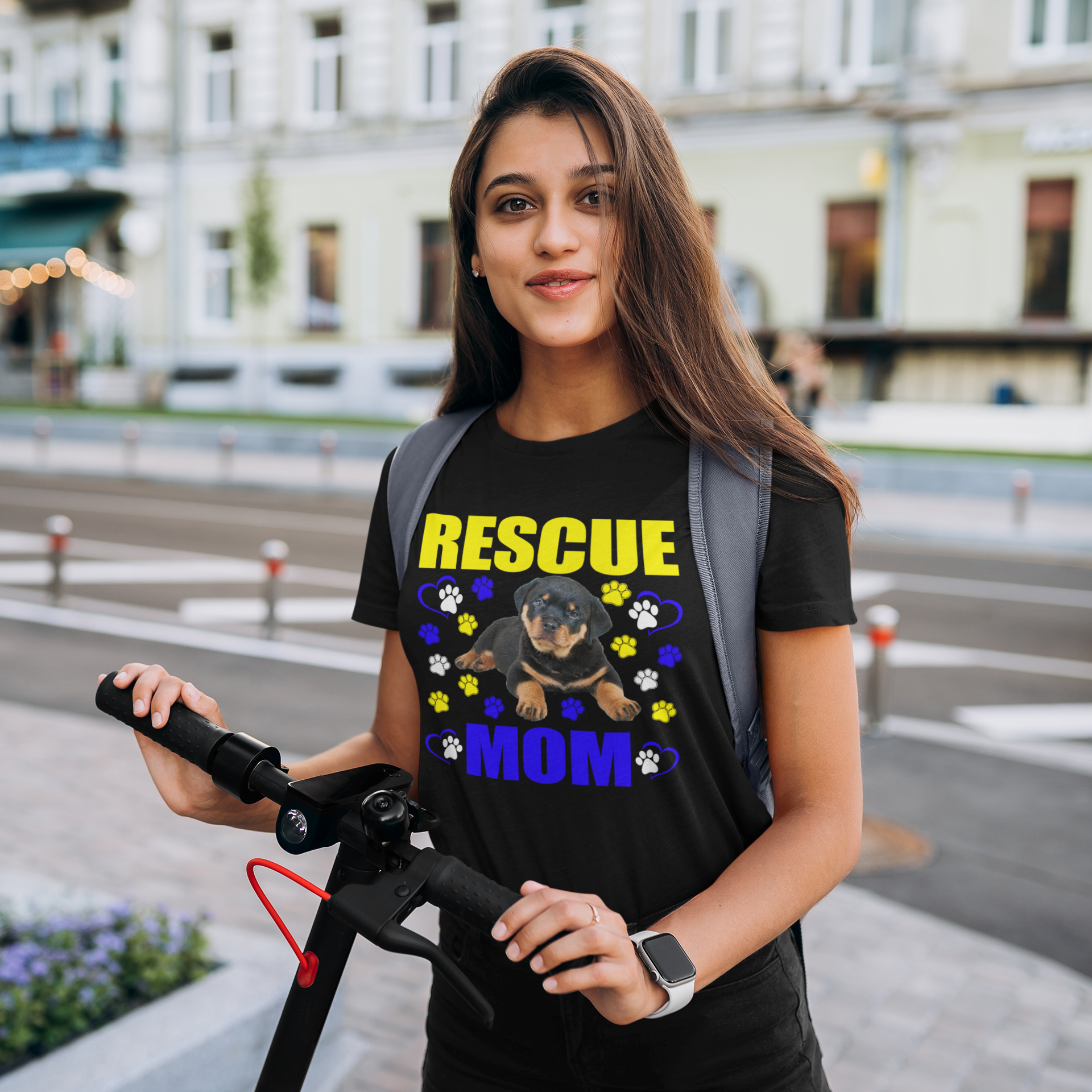 Rescue Mom - Cotton T-Shirt