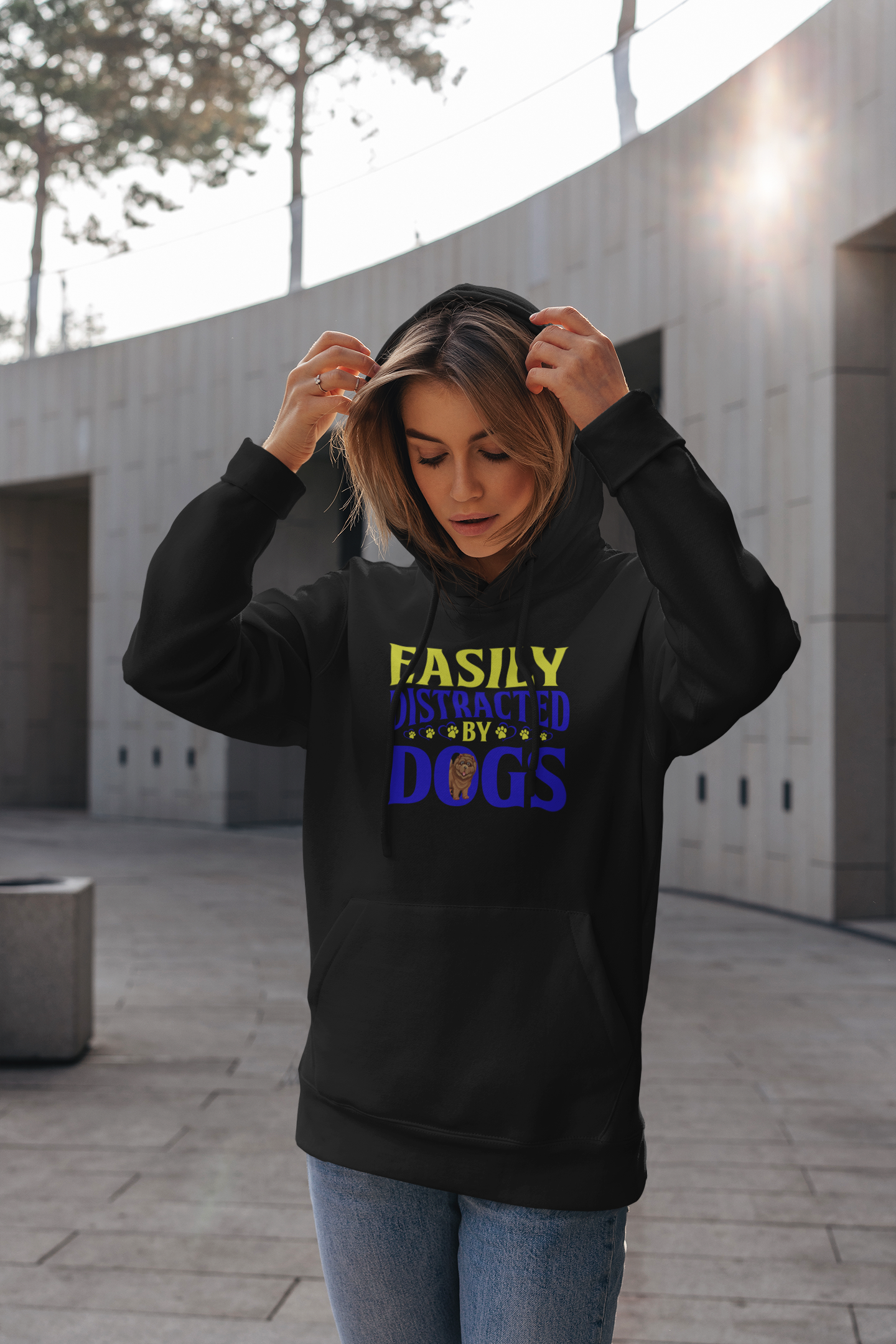 Easily Distracted by Dogs - Hoodie