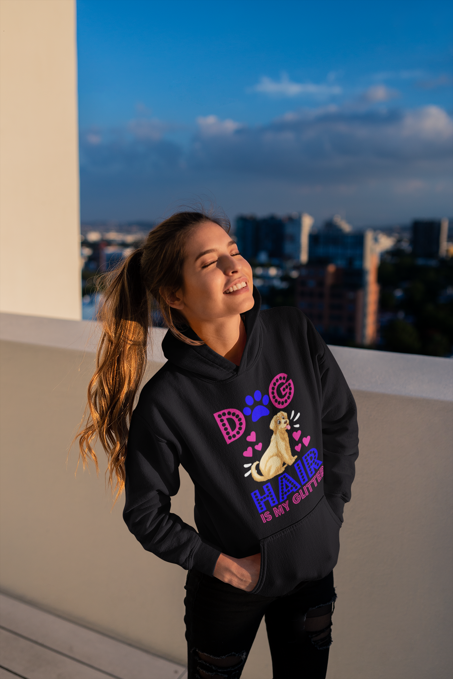 Dog Hair Is My Glitter - Hoodie