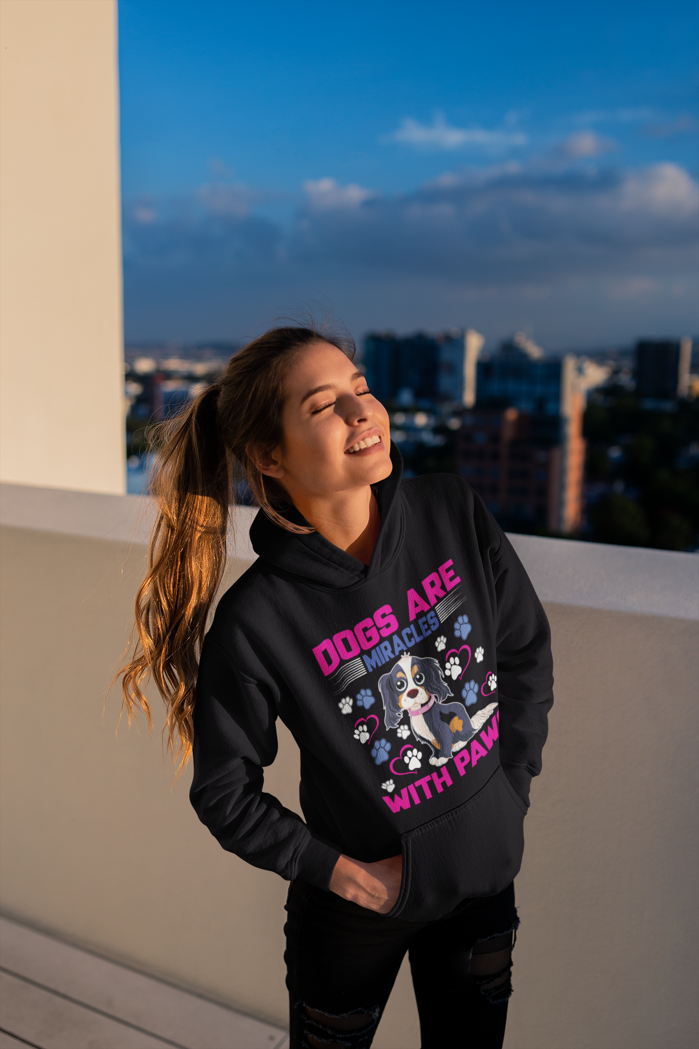 Dogs Are Miracles With Paws - Hoodie