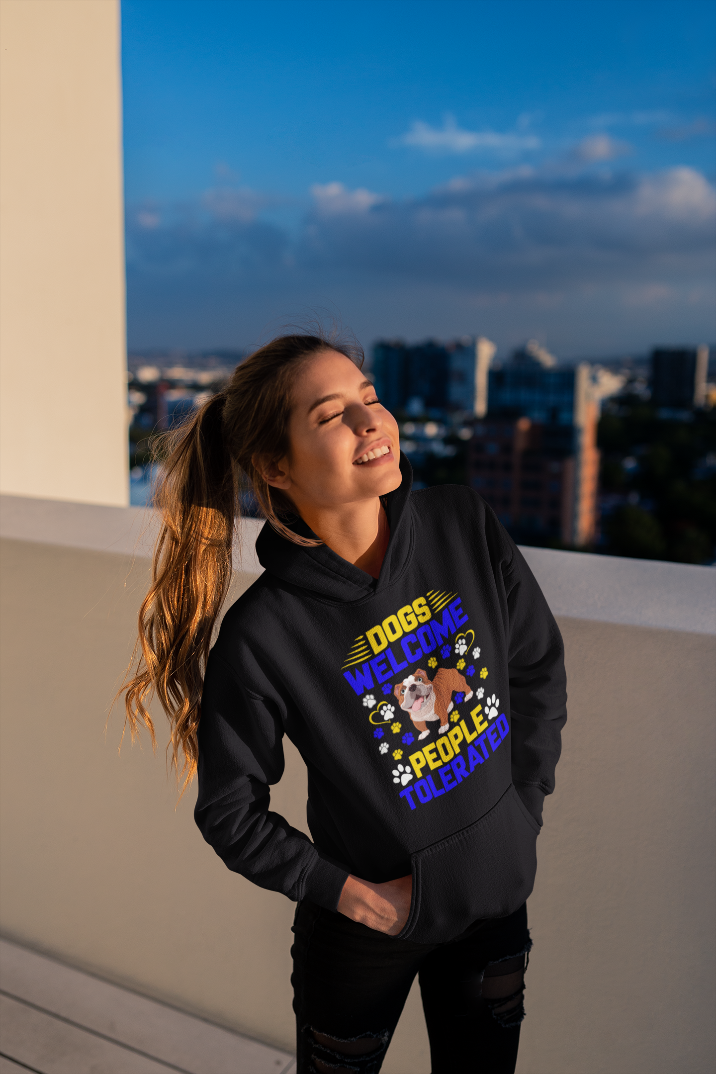 Dogs Welcome People Tolerated - Hoodie