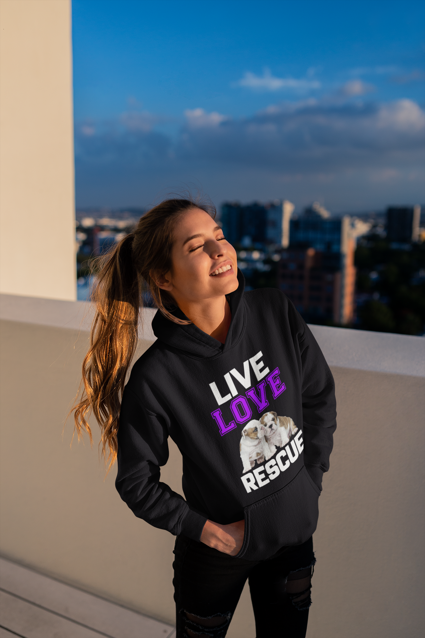 Live Love Rescue - Hoodie