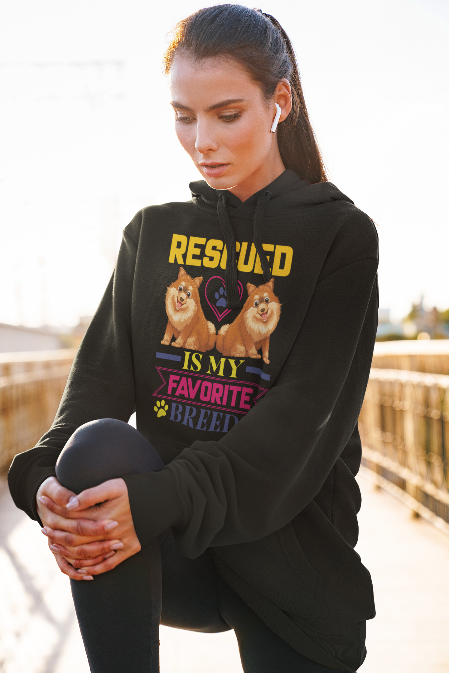 Rescued Is My Favorite Breed - Hoodie