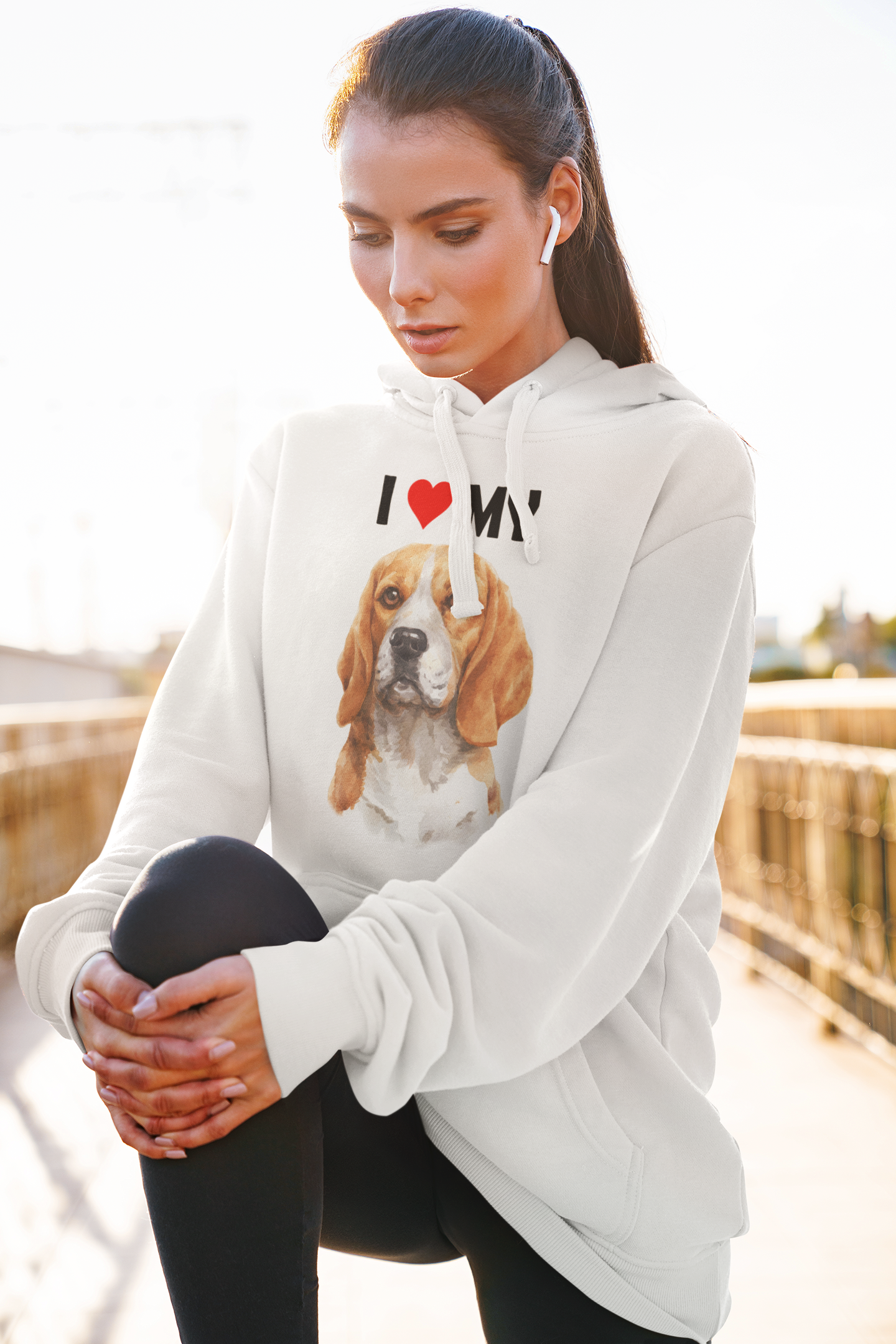 I Love My Beagle - Hoodie