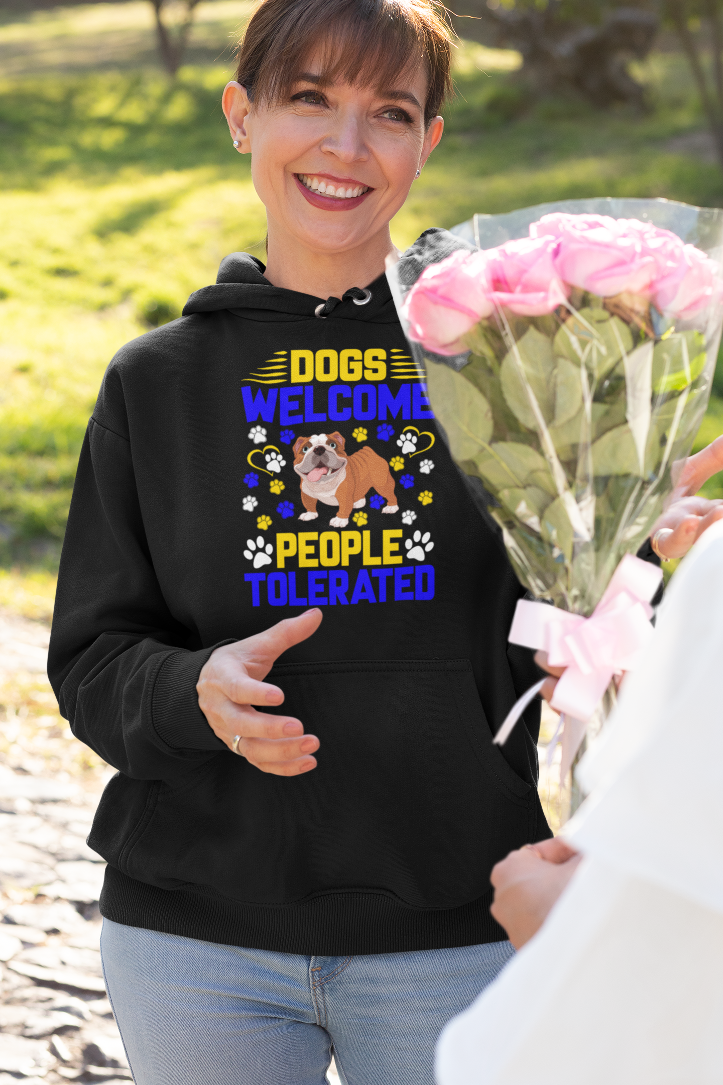 Dogs Welcome People Tolerated - Hoodie
