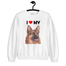 I Love My German Shepherd - Sweatshirt