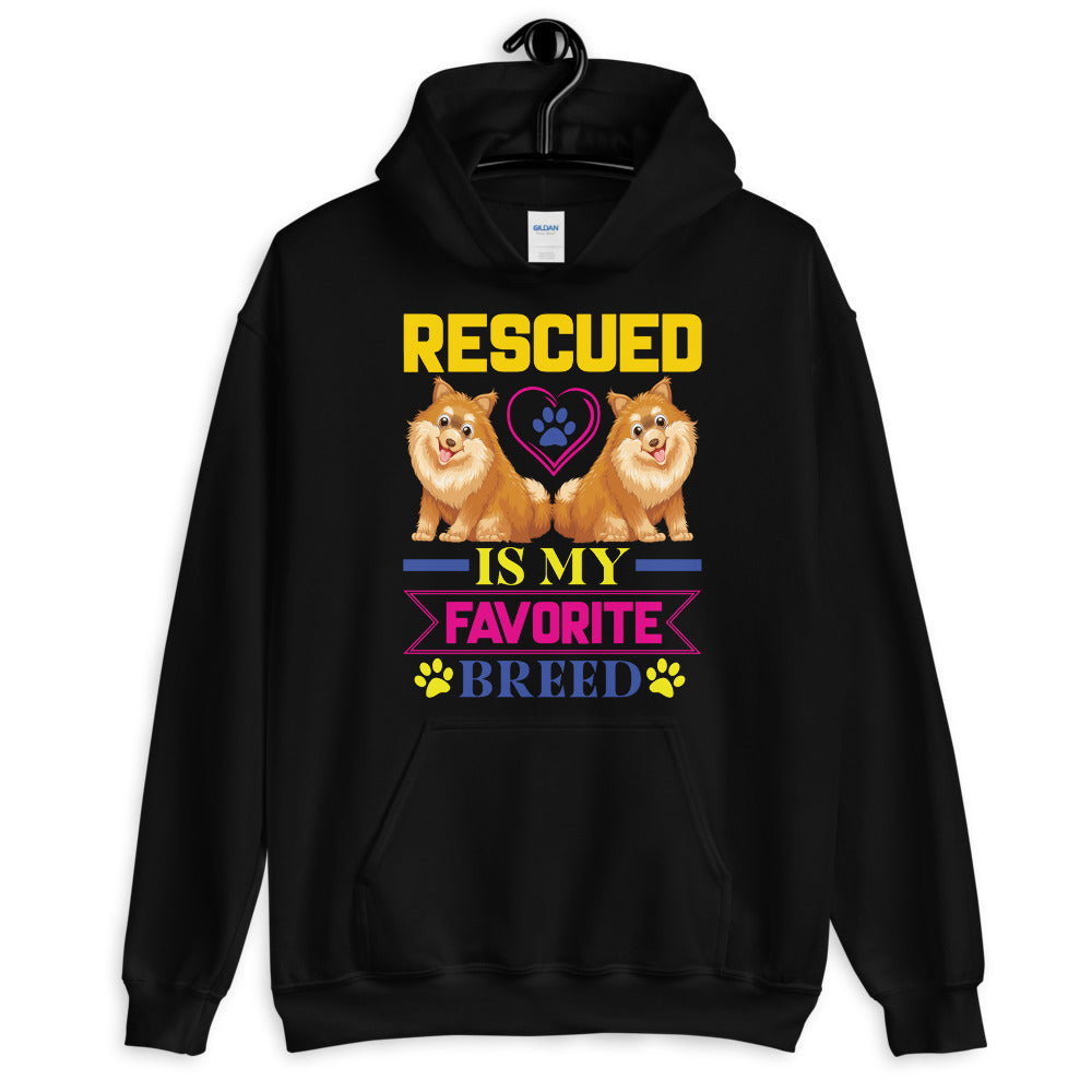 Rescued Is My Favorite Breed - Hoodie