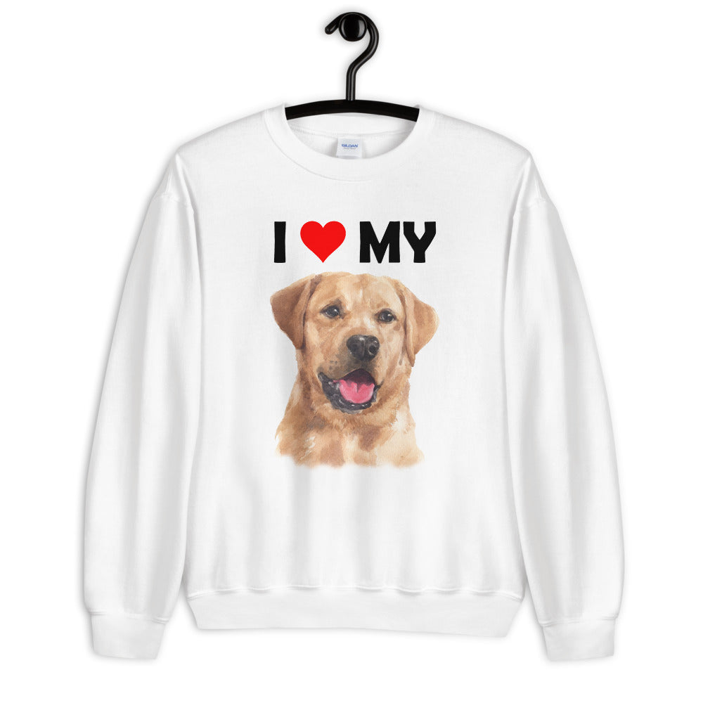 I Love My Yellow Labrador - Sweatshirt