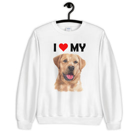 I Love My Yellow Labrador - Sweatshirt