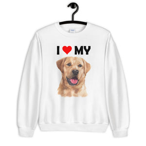 I Love My Yellow Labrador - Sweatshirt