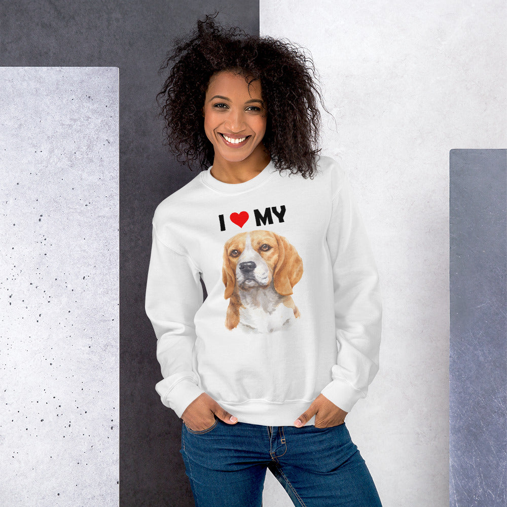 I Love My Beagle - Sweatshirt