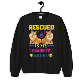 Rescued Is My Favorite Breed - Sweatshirt