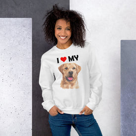 I Love My Yellow Labrador - Sweatshirt