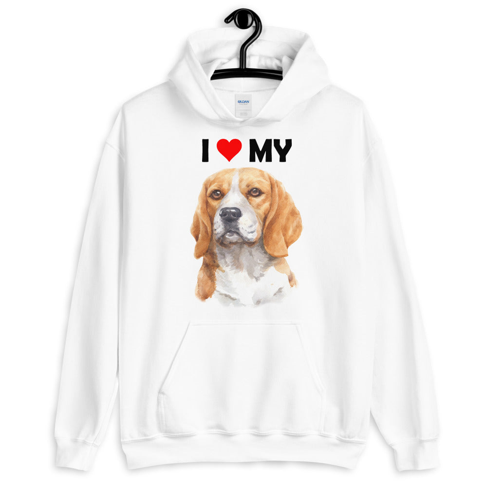 I Love My Beagle - Hoodie