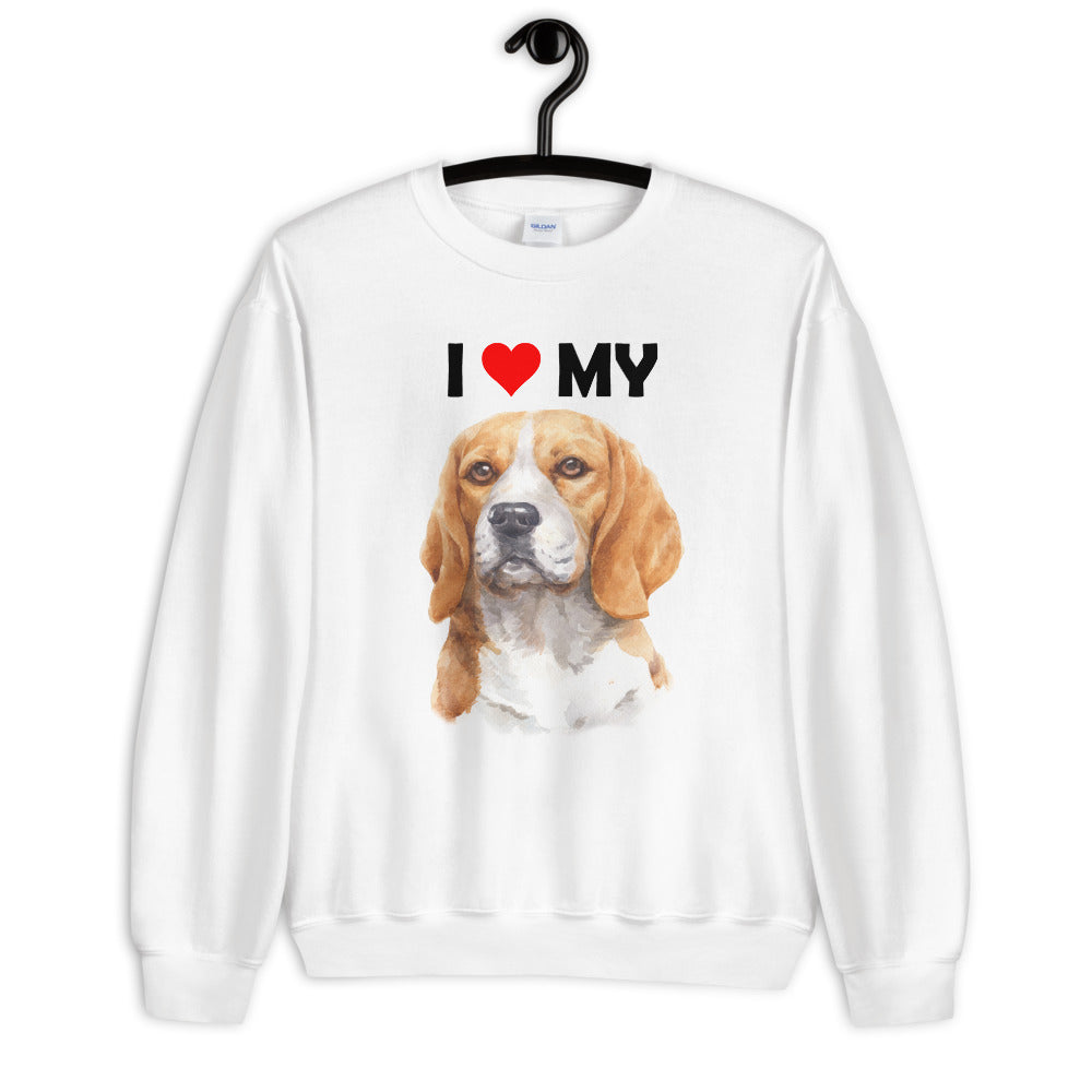 I Love My Beagle - Sweatshirt