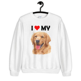 I Love My Golden Retriever - Sweatshirt