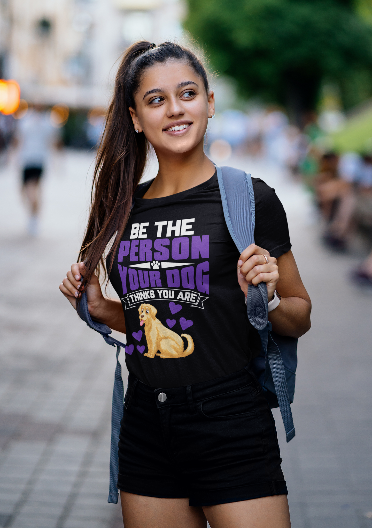 Be the Person Your Dog Thinks You Are - Cotton T-Shirt