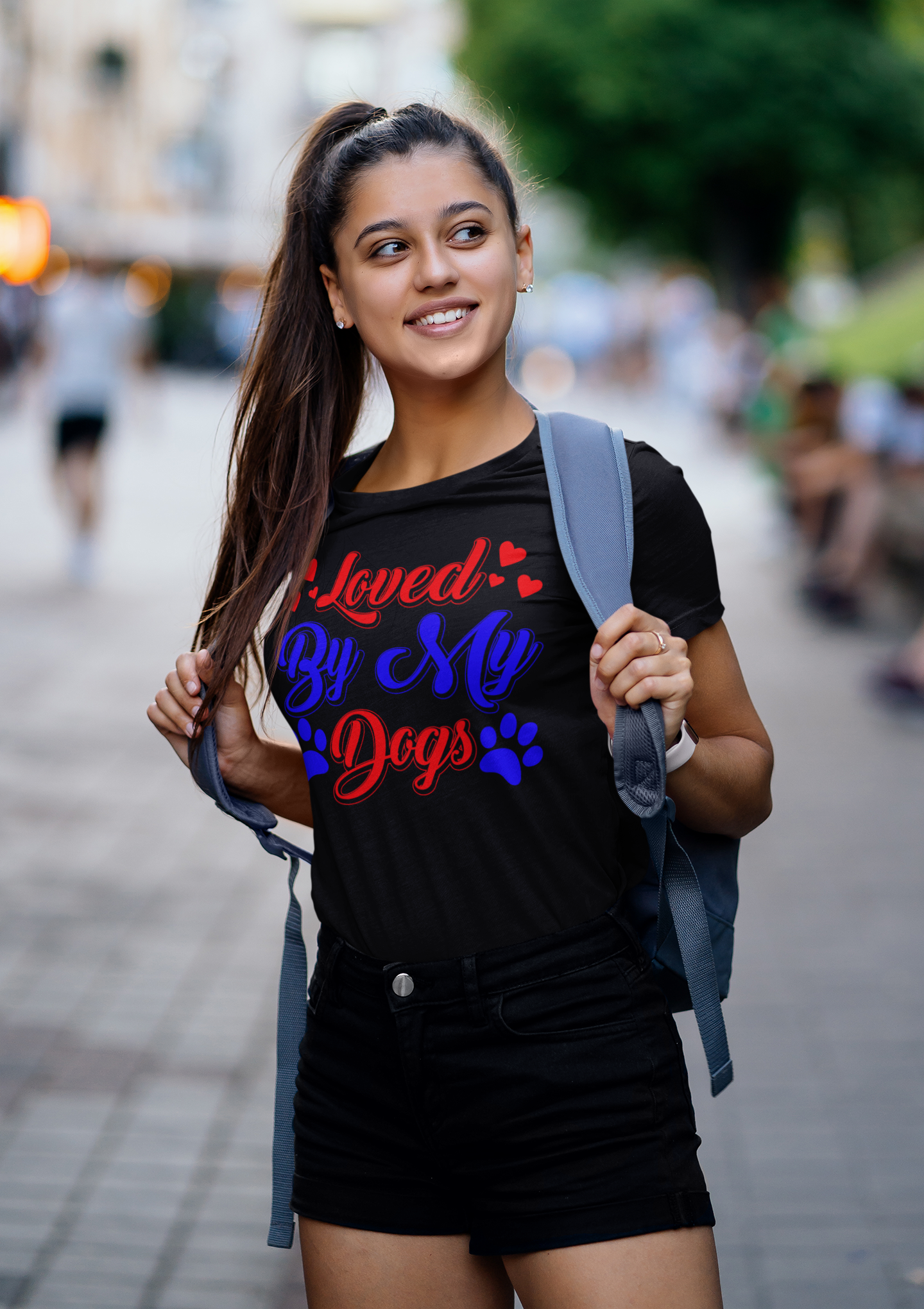 Loved by My Dogs - Cotton T-Shirt