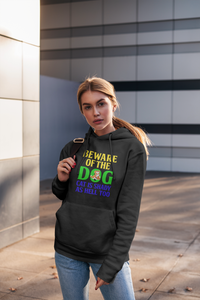 Beware of the Dog. Cat Is Shady as Hell Too - Hoodie