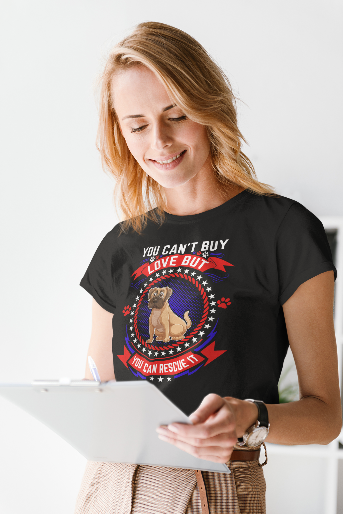 You Can't Buy Love but You Can Rescue It - Women's Cotton T-Shirt