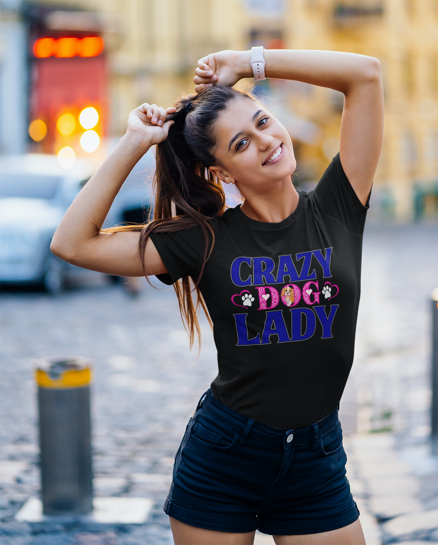 Crazy Dog Lady - Cotton T-Shirt