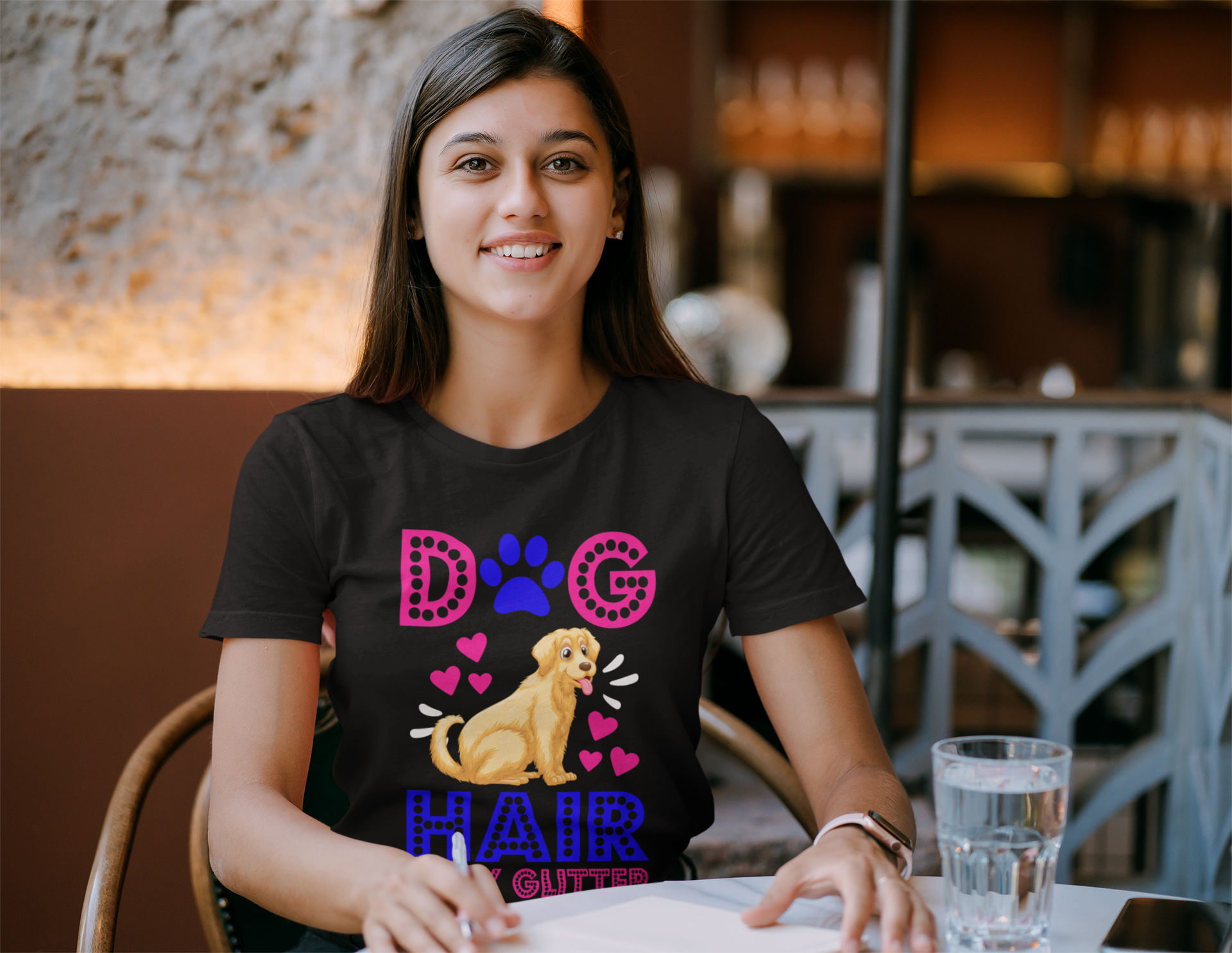 Dog Hair Is My Glitter - Cotton T-Shirt