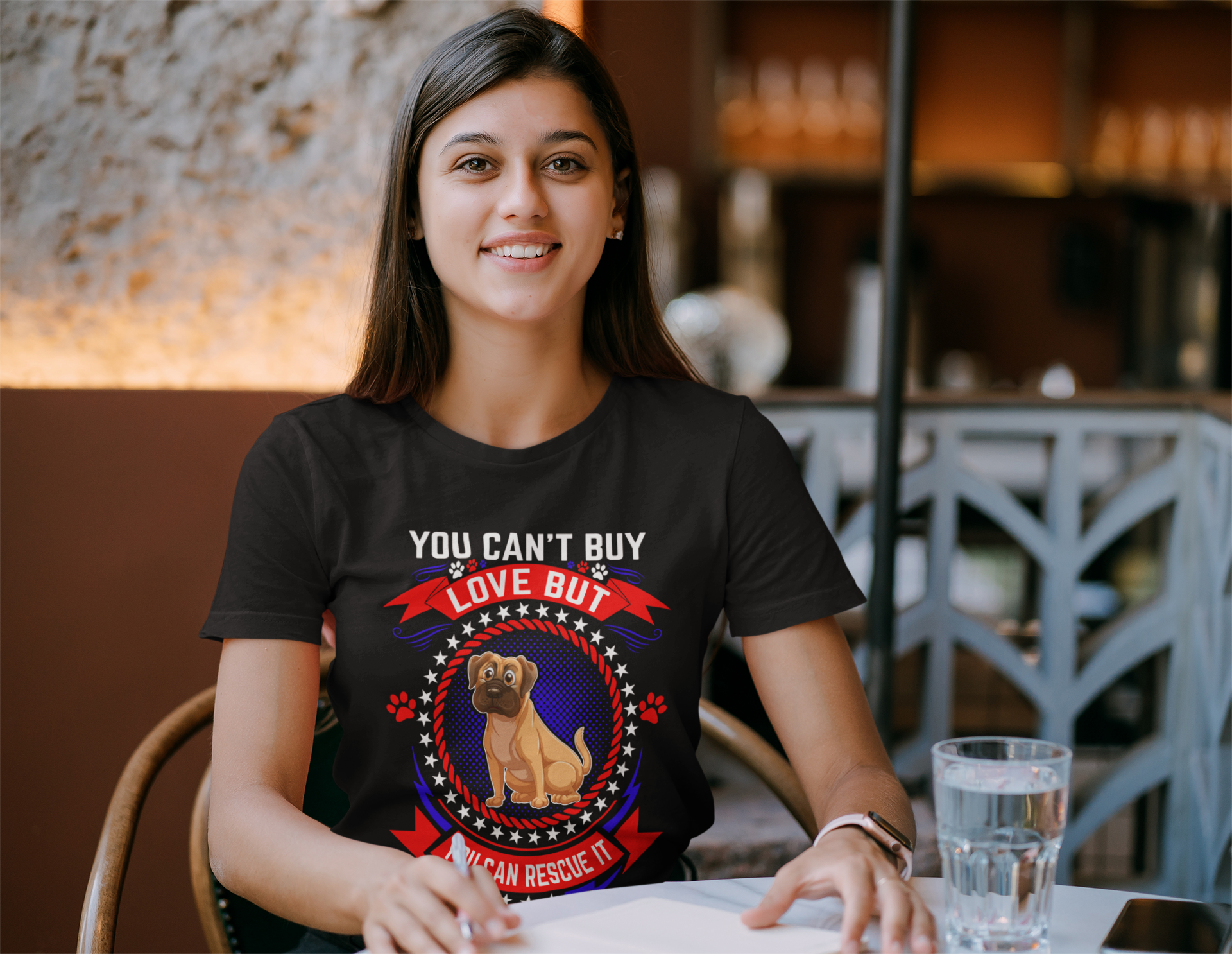 You Can't Buy Love but You Can Rescue It - Cotton T-Shirt