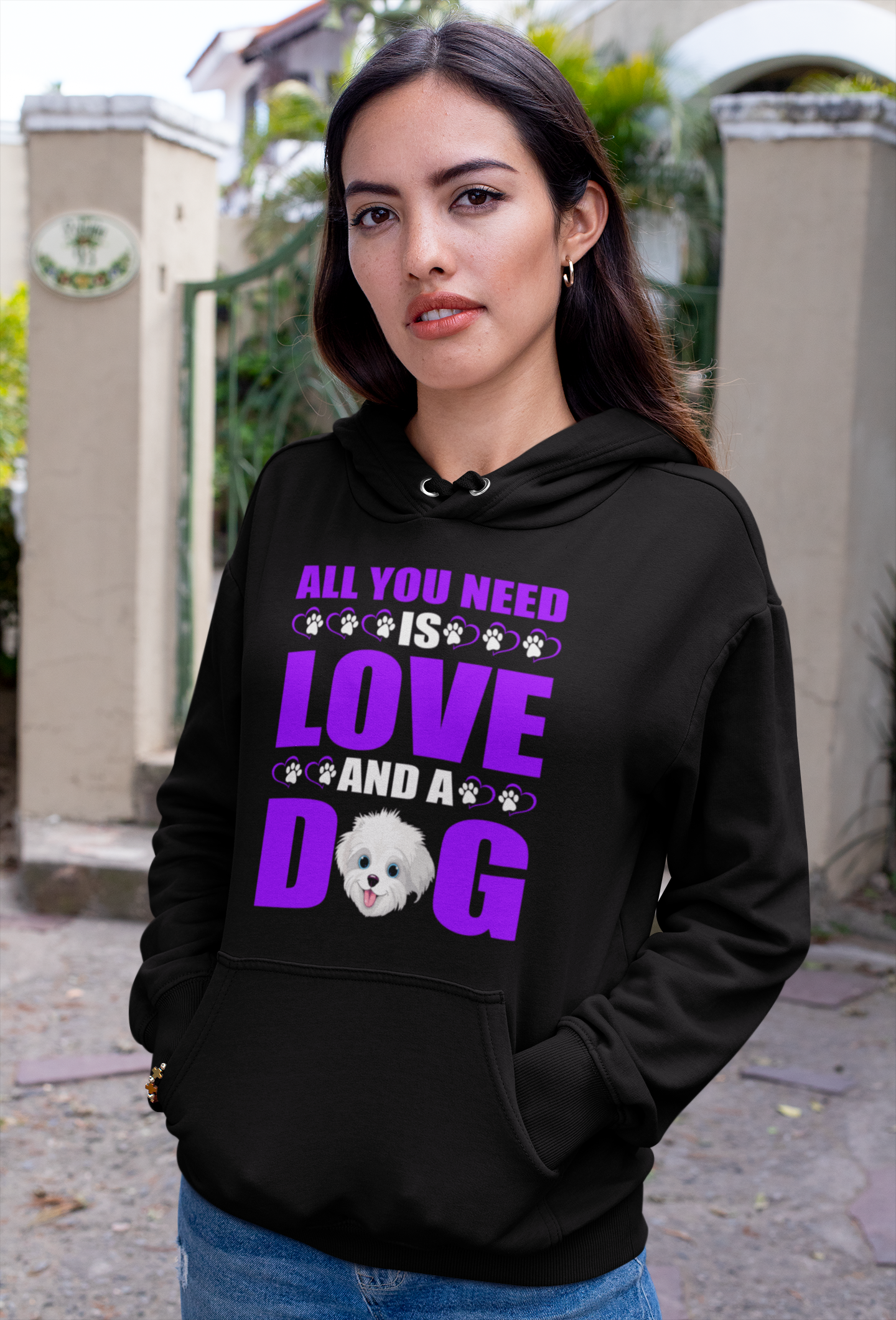 All You Need Is Love and a Dog - Hoodie