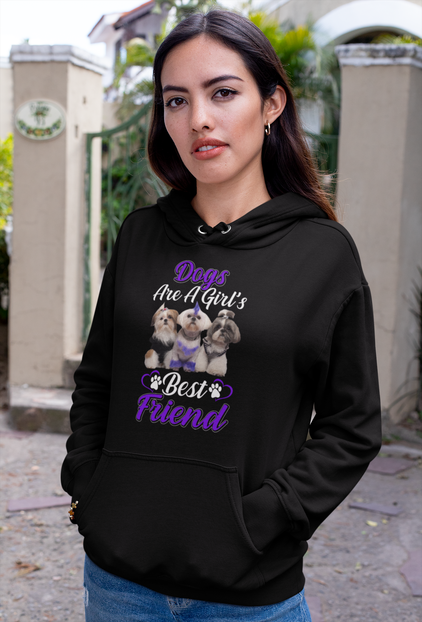 Dogs Are a Girl's Best Friend - Hoodie