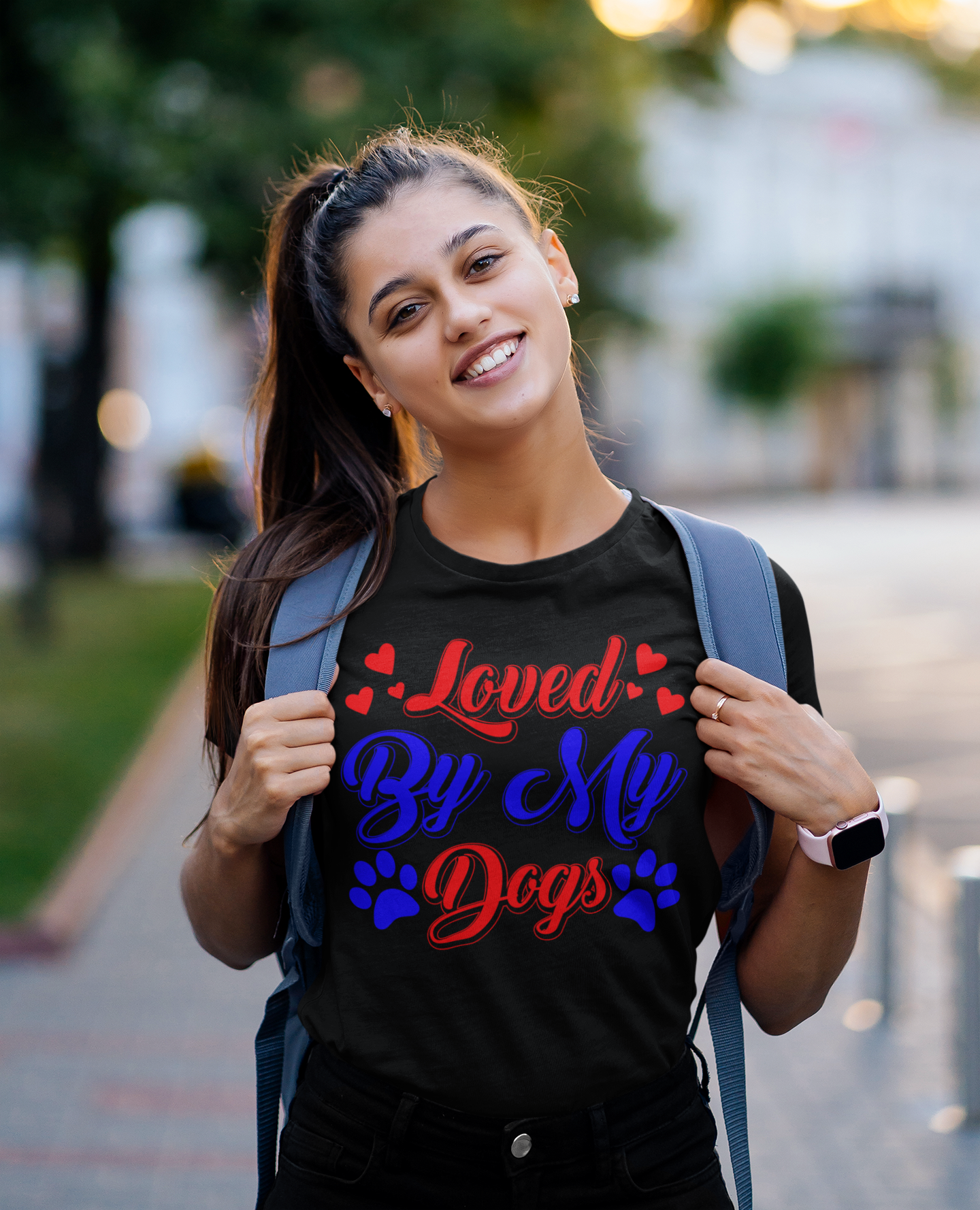 Loved by My Dogs - Cotton T-Shirt