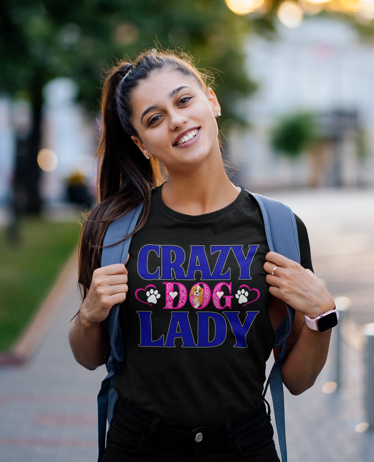 Crazy Dog Lady - Cotton T-Shirt