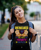 Rescued Is My Favorite Breed - Cotton T-Shirt