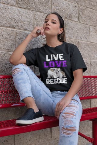 Image of Live Love Rescue - Cotton T-Shirt