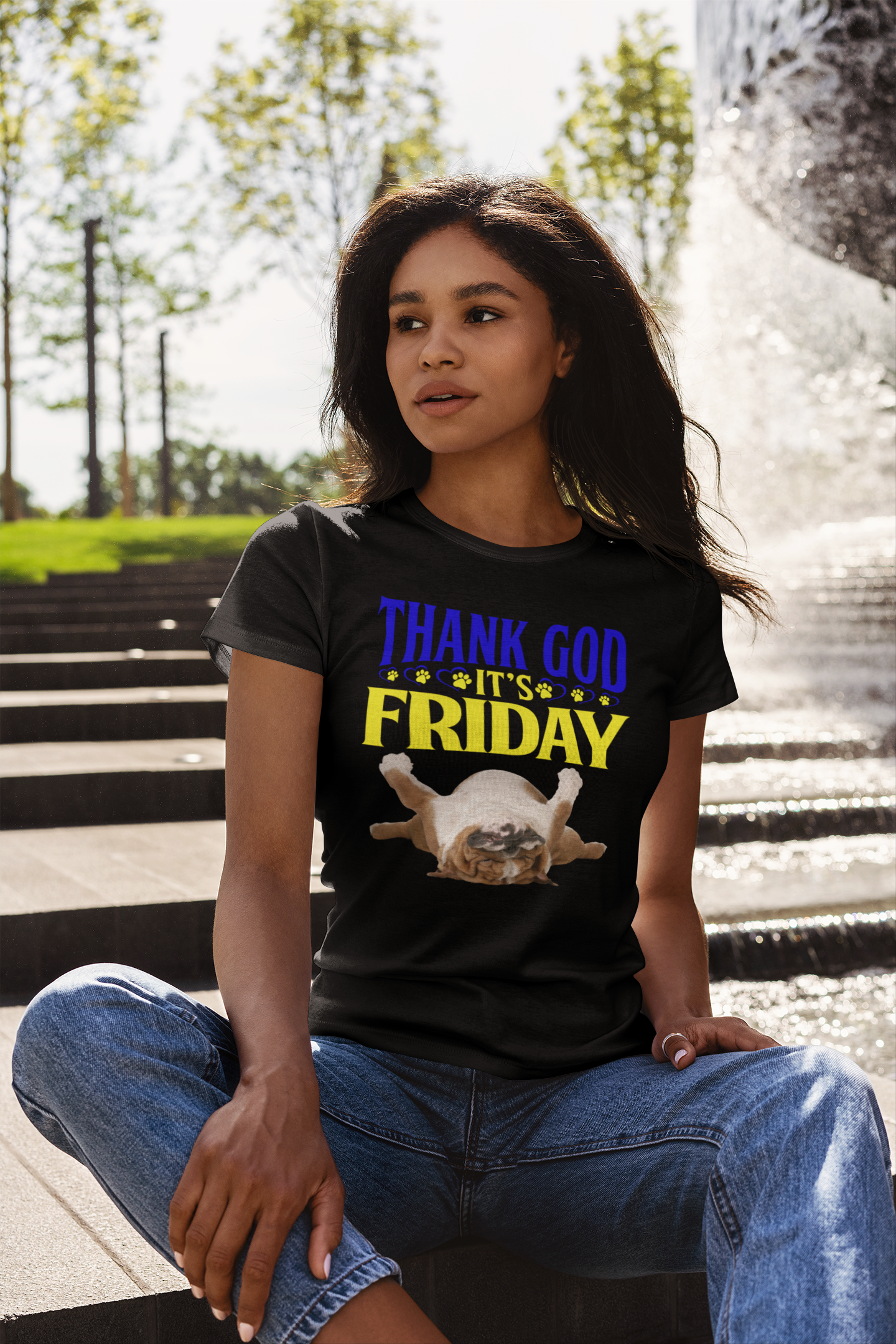 Thank God It's Friday - Women's Cotton T-Shirt