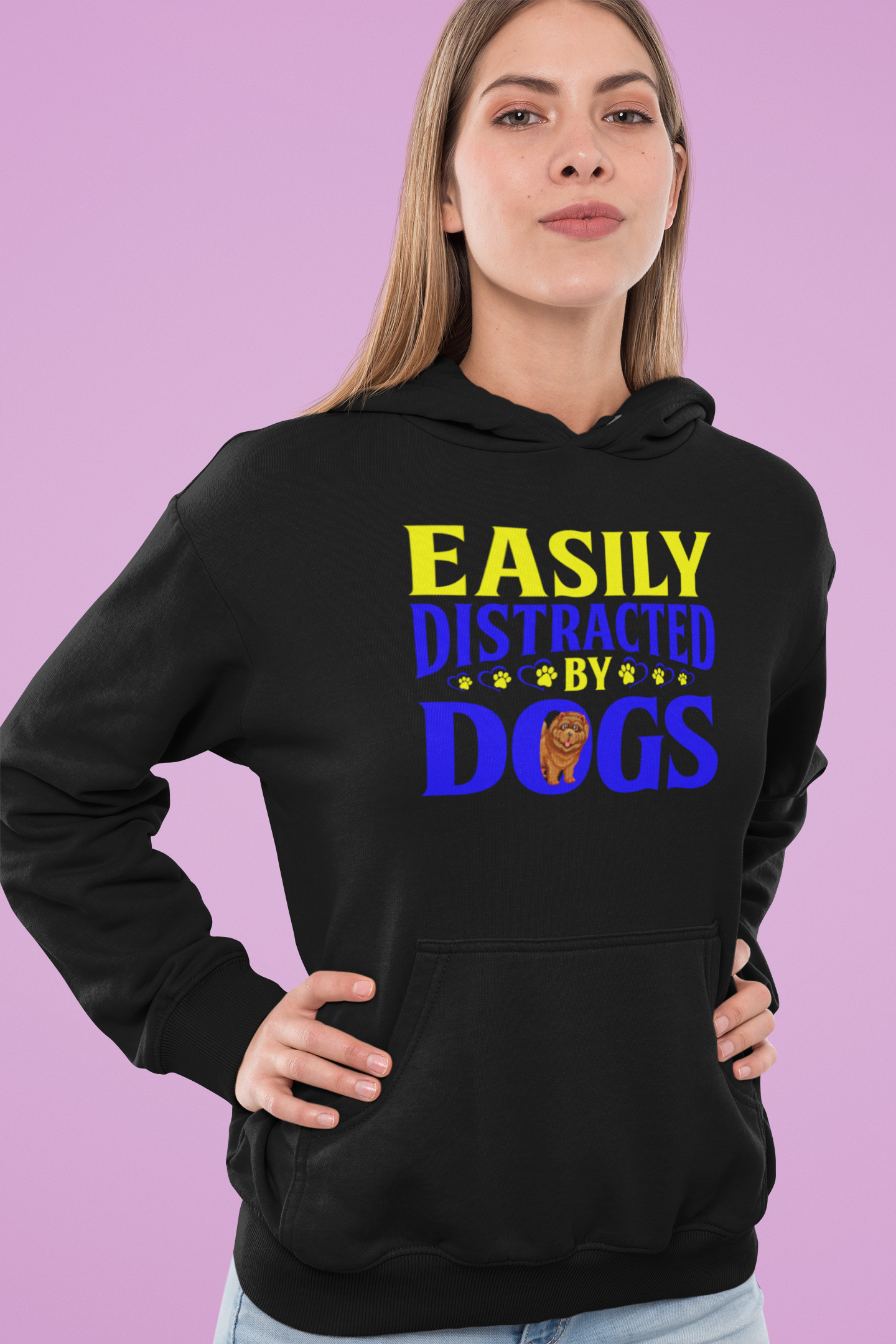 Easily Distracted by Dogs - Hoodie